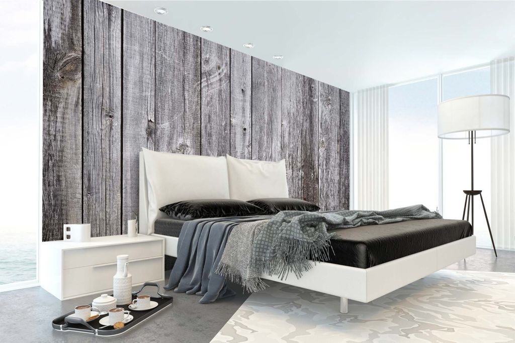 Vlies Fototapete ALTE NATÜRLICHE HOLZTEXTUREN 375 x 250 cm (inkl. Kleister) - Vlies Tapete, Wandtapete, Wandbilder - Tapete für Wohnzimmer Schlaf...