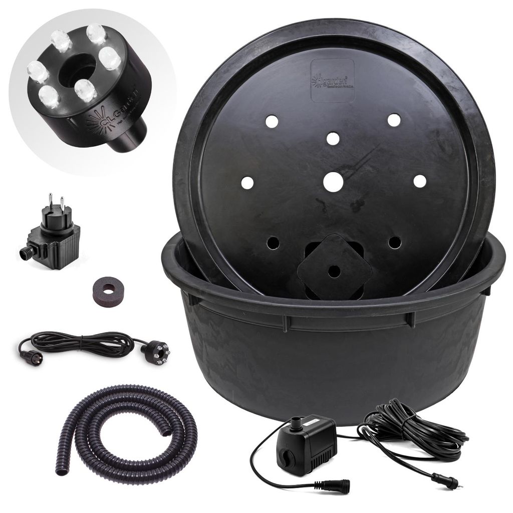 CLGarden Springbrunnenbecken Set mit 150 Liter Becken und Produktbild 