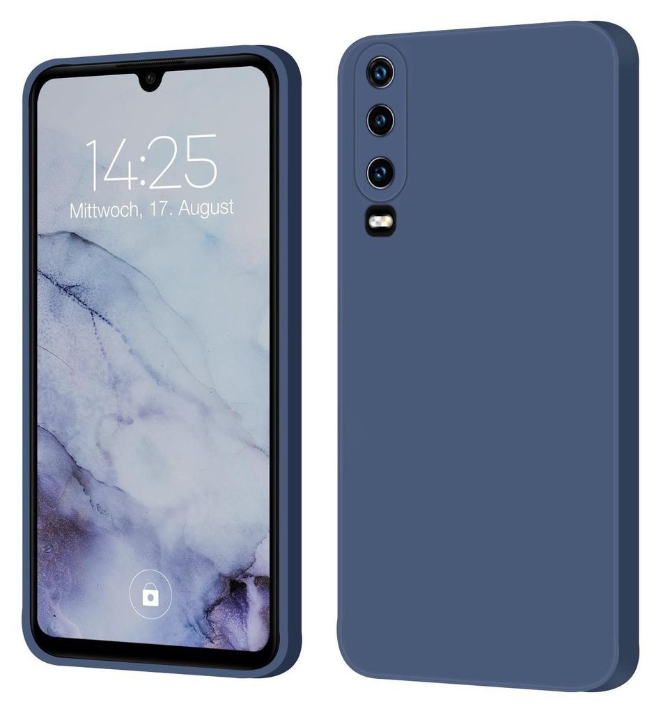 Hülle für Huawei P30 Case Cover Bumper Silikon Softgrip Produktbild 