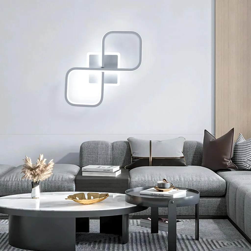 Plafonnier LED en fer et acrylique robuste avec éclairage fixe 220V - 5