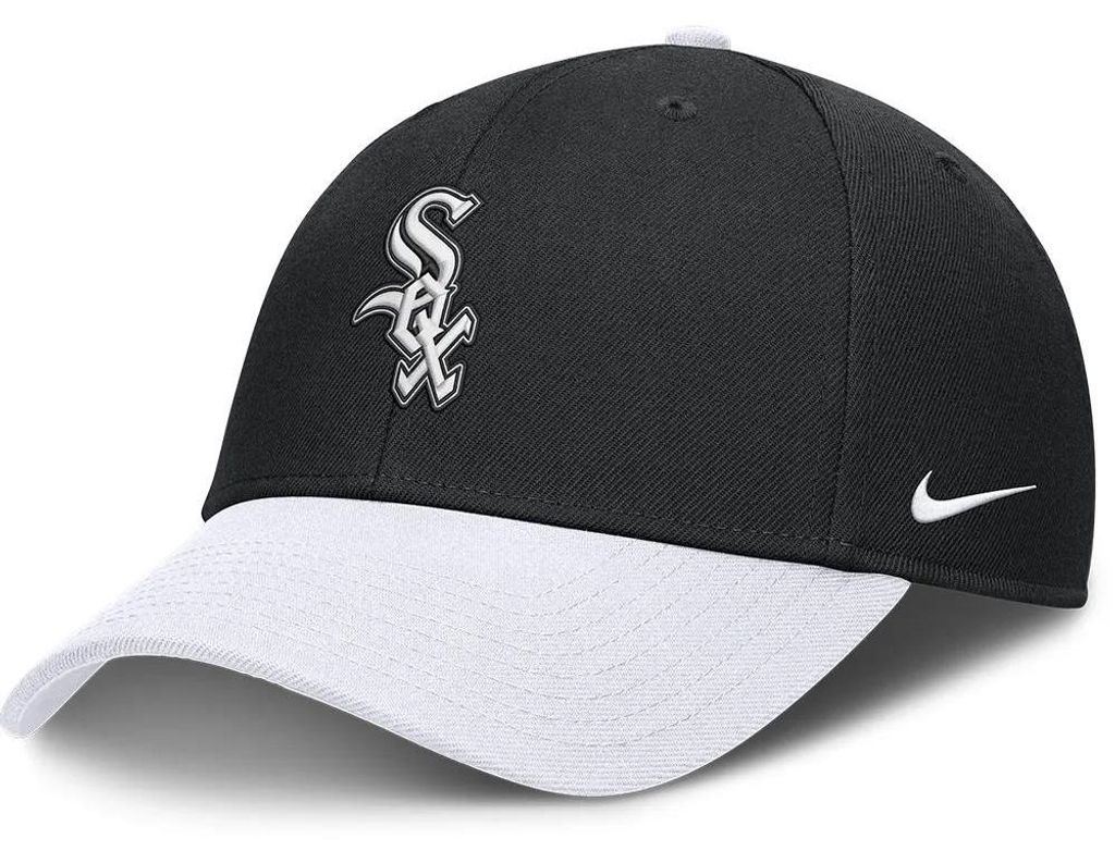Nike Mlb Chicago White Sox Dri-fit Club Structured Kappe Schwarz S-M Schwarz S-M