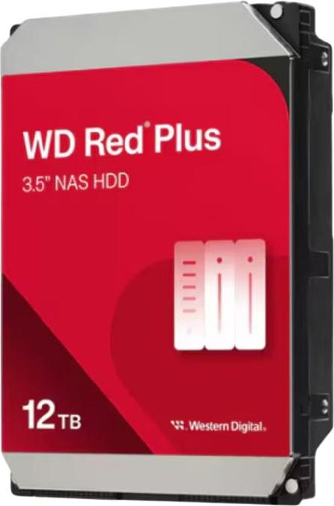 Western Digital Red Plus WD120EFGX 12TB NAS 7200rpm 260MB/s Produktbild 