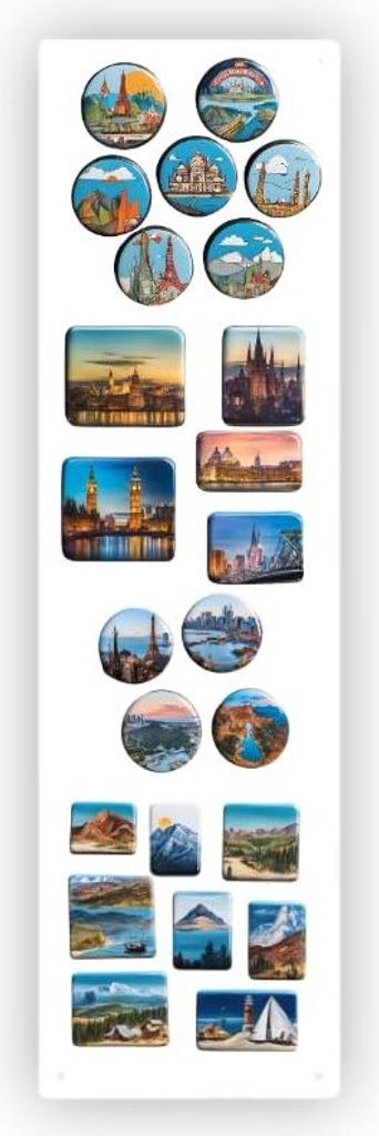 Anwicar Magnettafel - Magnetische Pinnwand 70x20 cm - Weiß