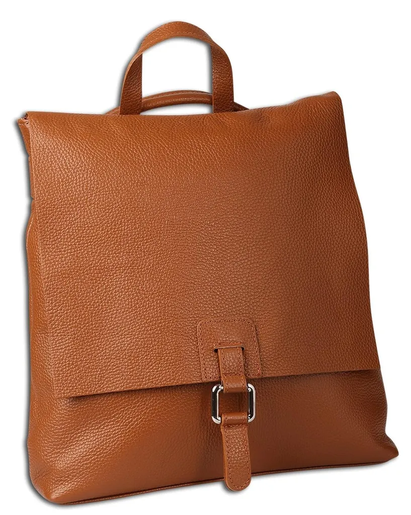Sac à dos travail et loisirs marron clair Toscanto format idéal 33cm