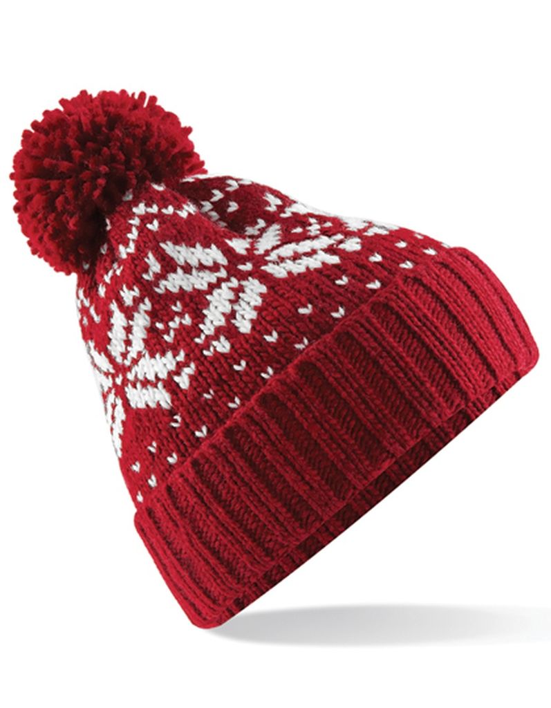 Beechfield Fair Isle Snowstar® Beanie Produktbild 