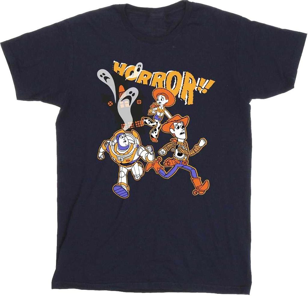 Toy Story - "Horror Run Away" T-Shirt für Herren - Halloween BI52910 (M) (Marineblau)