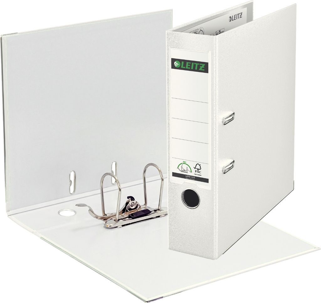 Leitz 10105001, A4, Polypropylen (PP), Weiß, Grau, 8 cm, 81 Produktbild 