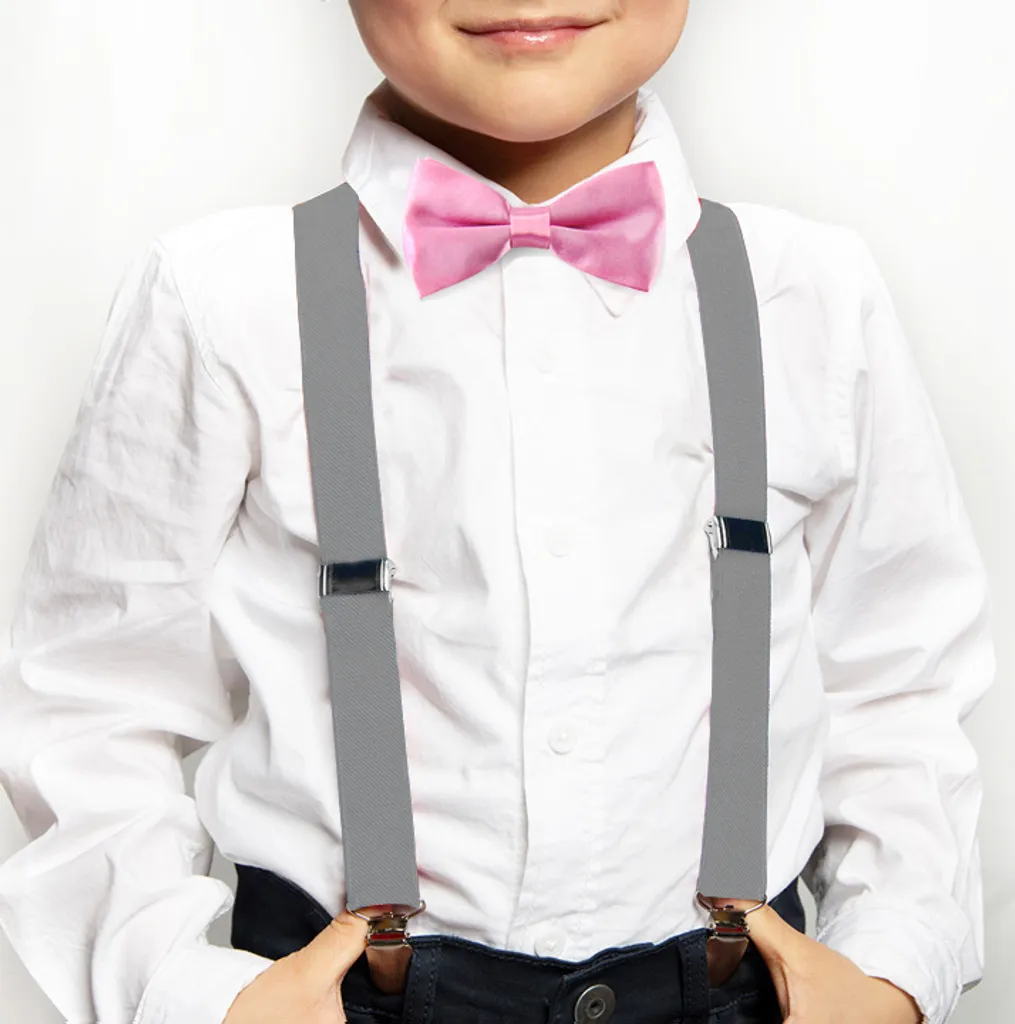 AXY Set Accessori Coordinati Uomo e Bambino | Papillon e Bretelle - 5