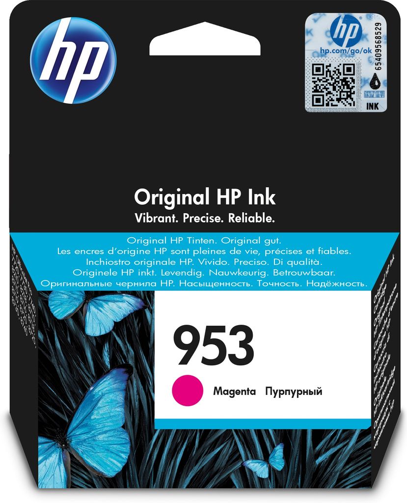 HP 953 - F6U13AE - Inktcartridge / Magenta (10 ml) Produktbild 