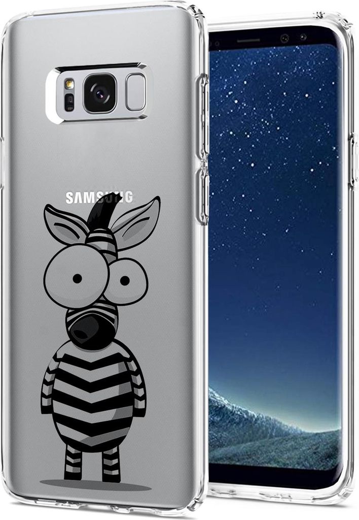 Motiv TPU Cover für Samsung Galaxy S8 Plus Hülle Silikon Case mit Muster Handy Schutzhülle