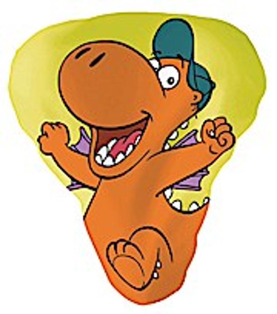 kleine Drache Kokosnuss - Fahrradsattelüberzug Produktbild 