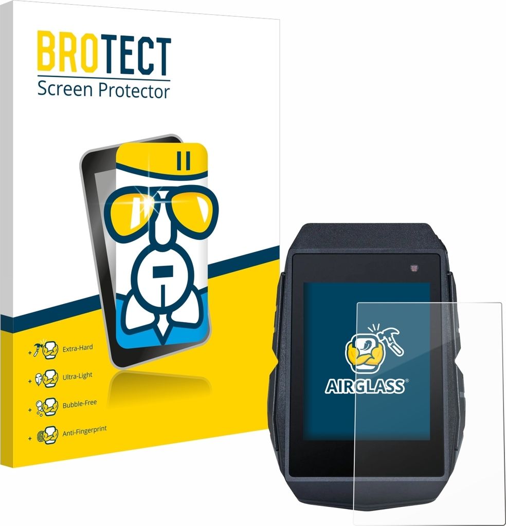 BROTECT Schutzglas für Sigma ROX 11.1 Evo Schutzfolie Panzer Folie Glas Display Schutz klar