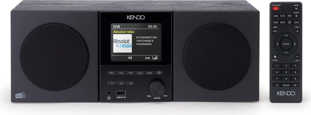 KENDO XL 25EX DAB+/UKW-Radio Bluetooth 5.3 3,5' TFT USB Produktbild 