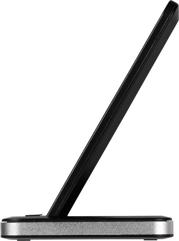 Chargeur induction ViVanco QICHARSTANDVV10 Smartphone Aluminium Noir USB