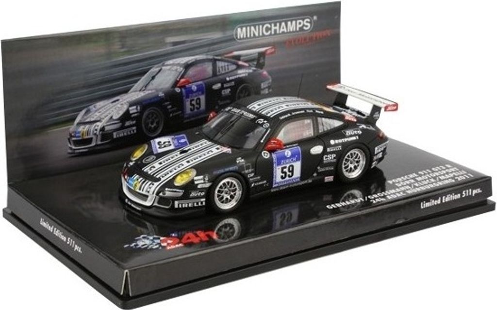 Porsche 911 GT3 R #59 24h ADAC Nürburgring 2011 - 1:43 - Minichamps