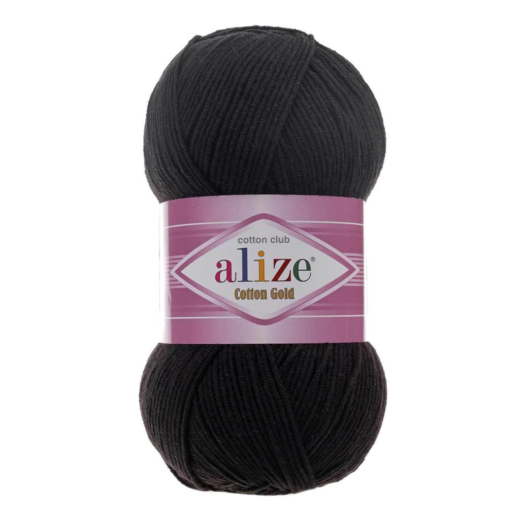 100g Strickgarn Alize Baumwolle Gold Uni Klassikgarn Häkelgarn Strick-Wolle