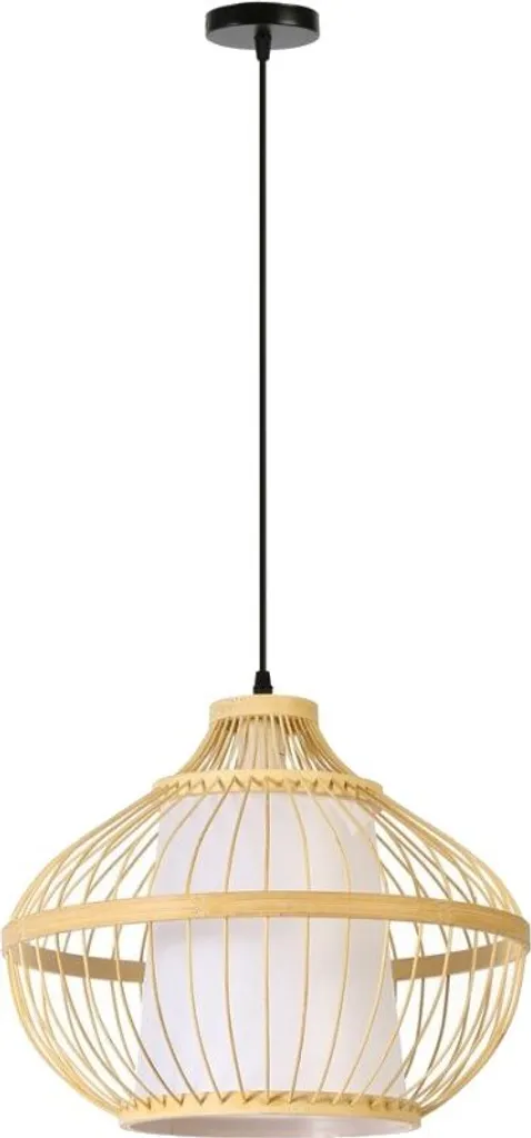 Luminaire pour salon et salle à manger Immax Boho Pinchos bambou D40cm