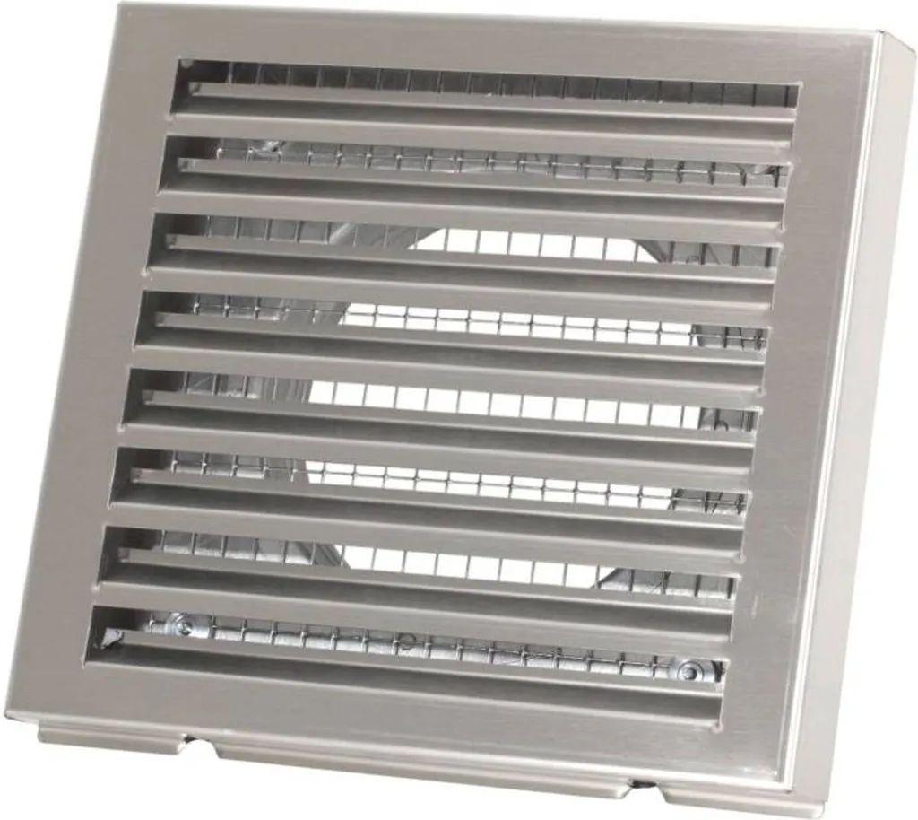 Grille de façade Zehnder DN 180 en acier inox robuste pour VMC ComfoAir