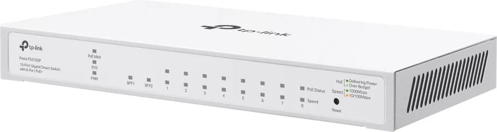 Switch PoE 120W Gigabit 10 Ports TP-Link Festa FS310GP Silencieux