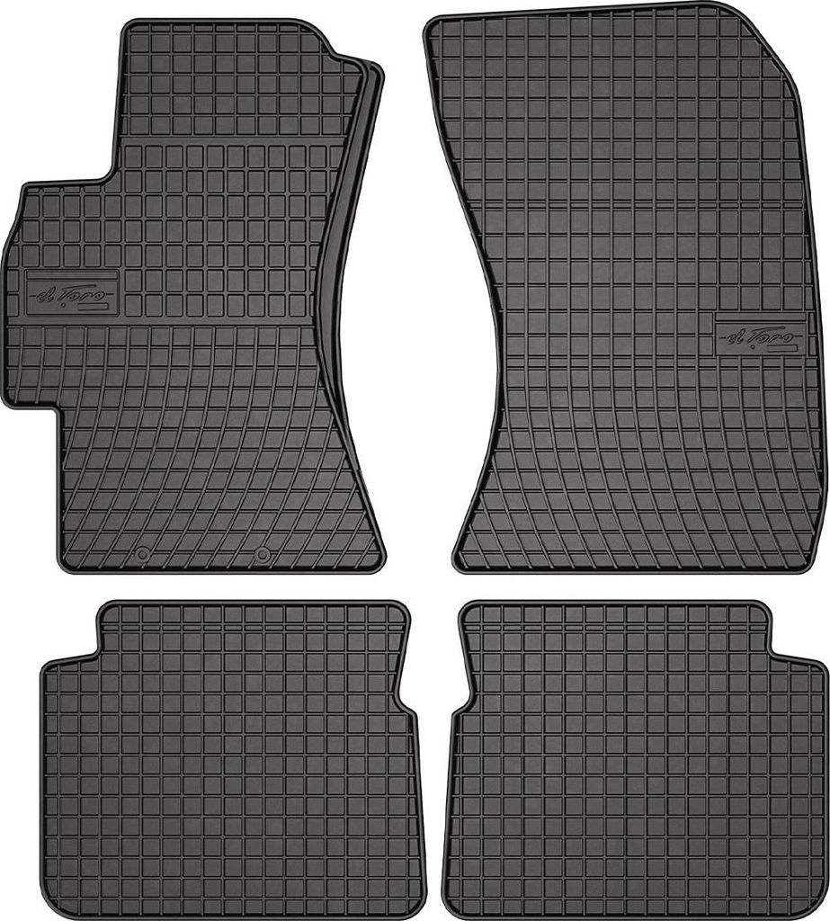 2013-2018 Gumowe dywaniki podłogowe Subaru Forester czarne Zdjęcie produktu 