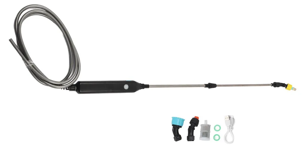 Arrosage de jardin facilité : pulvérisateur électrique avec tuyau 5m