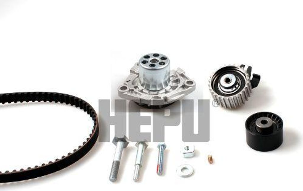 HEPU PK10893 Wasserpumpe + Zahnriemensatz OE 46804051 kompatibel mit Giulietta, Mito, 500L, 500X, Bravo, Doblo, Grande Punto, Idea, Linea, Punto, T...
