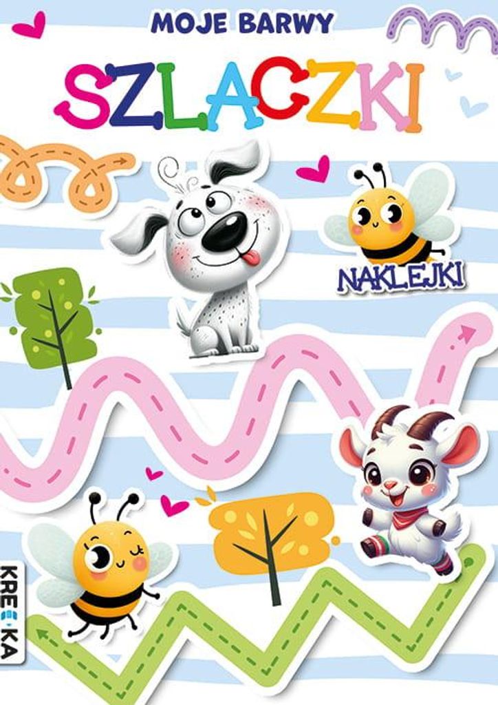 MY COLORS TRAILS Malbuch mit Aufklebern