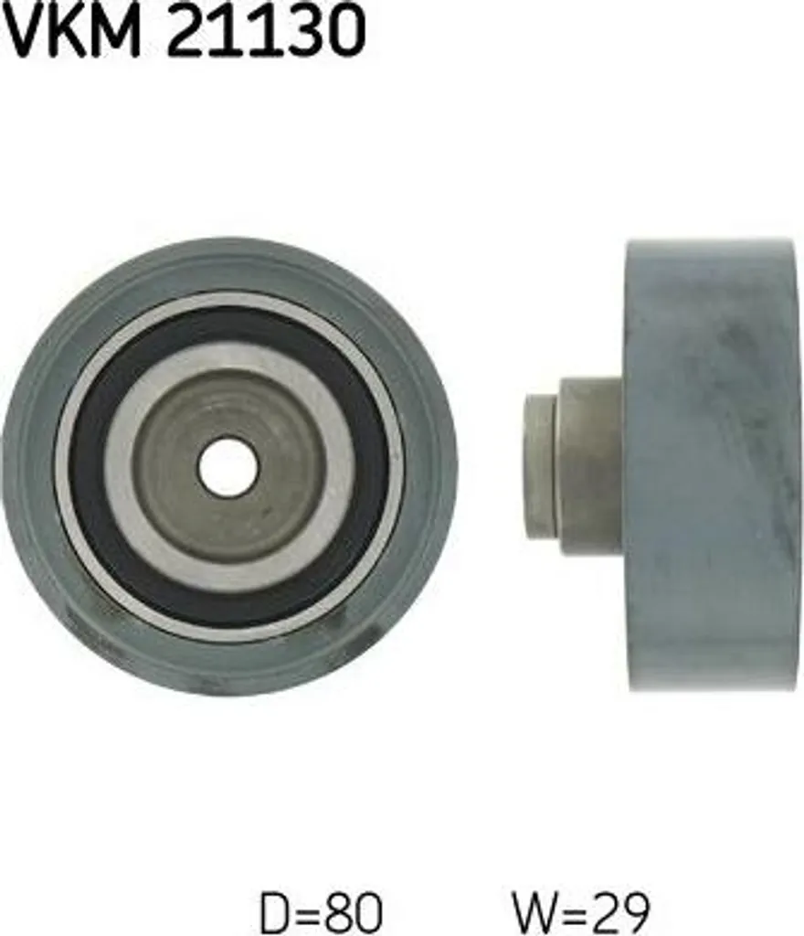 Galet de guidage SKF VKM 21130 haute durabilité pour Leon et Fabia