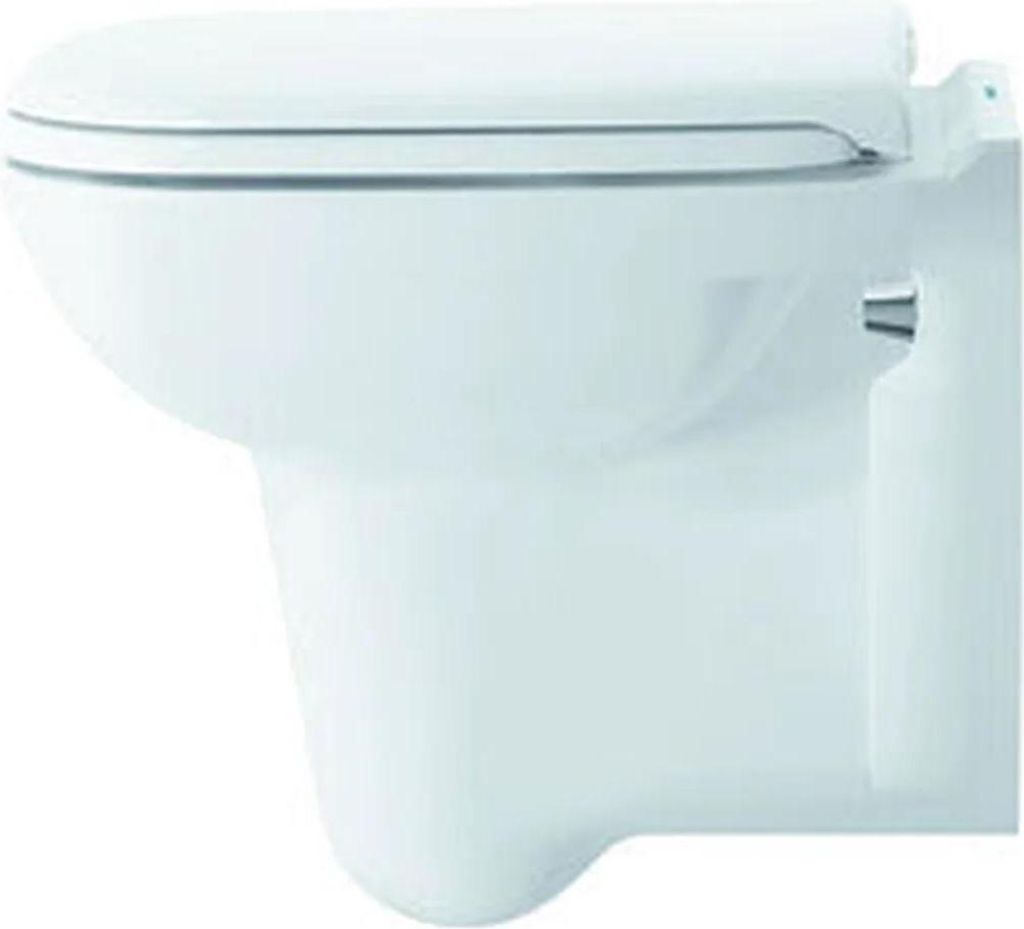 Duravit D-Code Wand-WC Compakt (kurz Ausladung) Tiefspüler, weiß, 1 Stk.