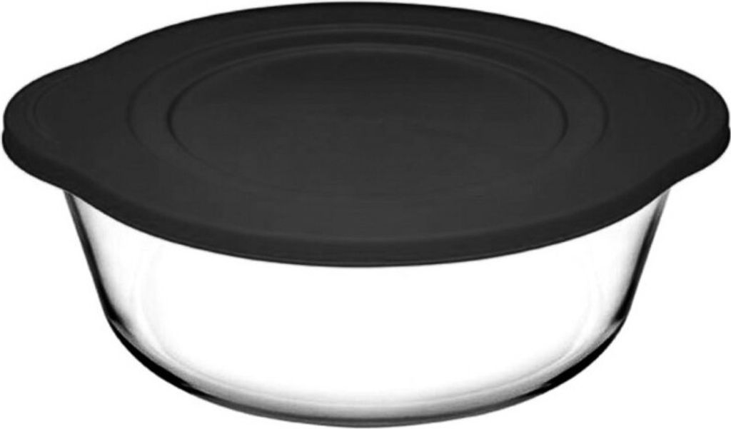 Borcam Backform aus Glas 2,2L mit Deckel Ideal für Kuchen, Produktbild 