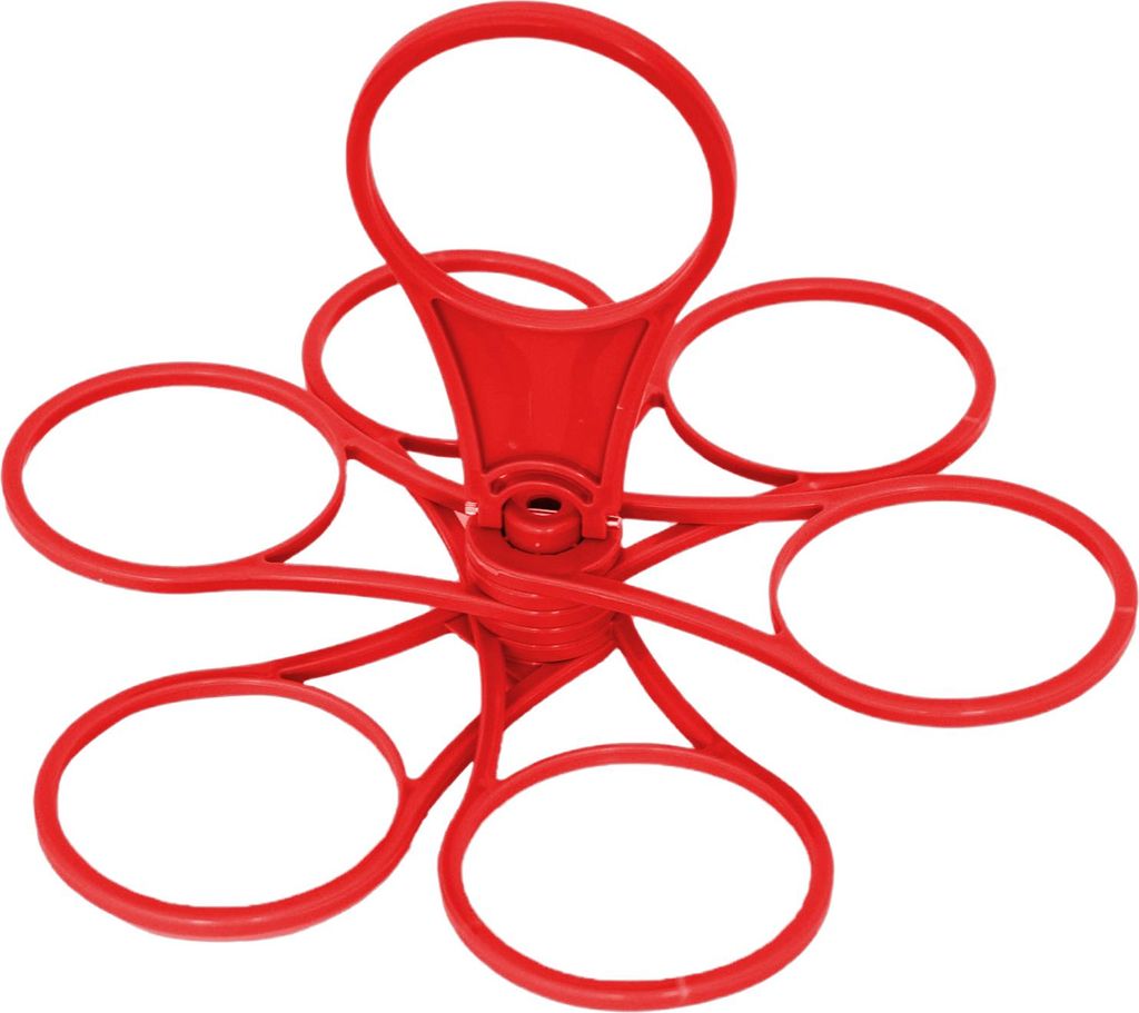 Faltbarer Kaffeeträger für 6 Tassen, tragbarer Getränkehalter mit Griff, universeller Getränkehalter für Partys, Campinggetränke