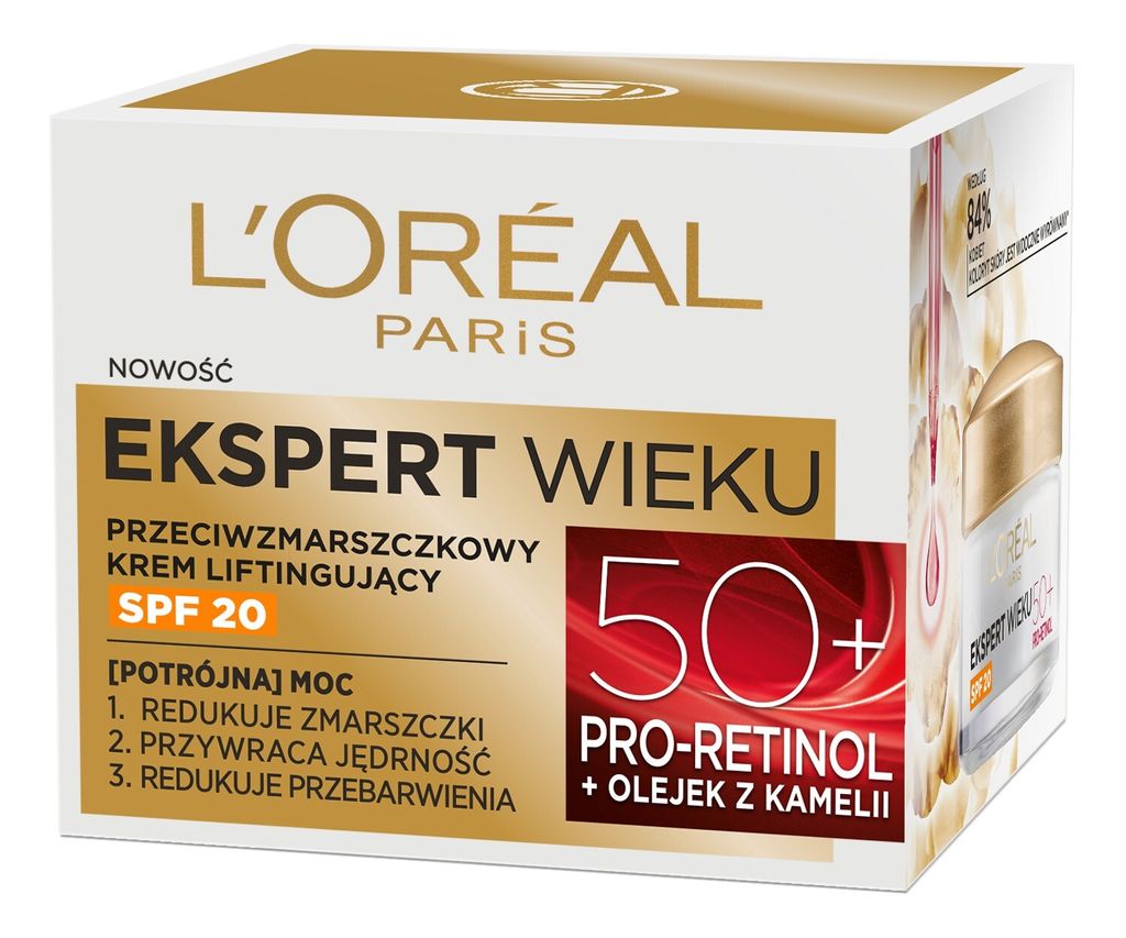 L'oreal_Expert Age 50+ Liftingový Krém Proti Vráskam 50Ml Obrázok produktu 