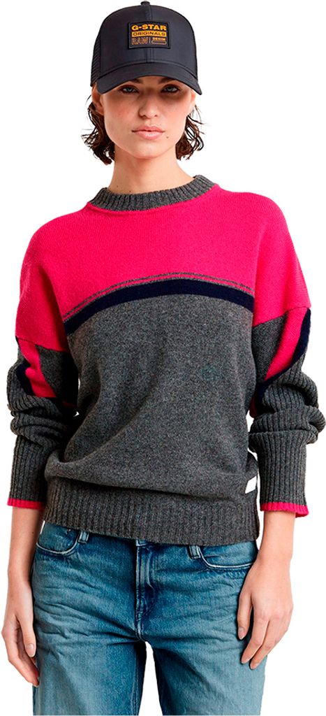 G-star Multi Color Loose R Pullover Rosa L Frau Rosa L