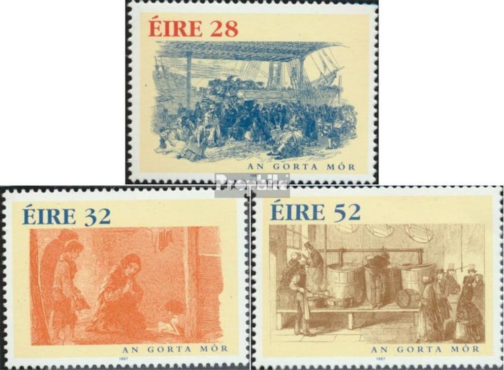 Briefmarken Irland 1997 Mi 1004-1006 (kompl.Ausg.) postfrisch Jahrestag der Großen Hungersnot