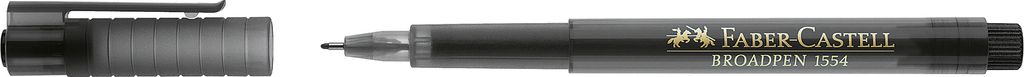 Faber-Castell 155499 Fineliner BROADPEN 1554 - 0,8 mm, noir Image du produit 