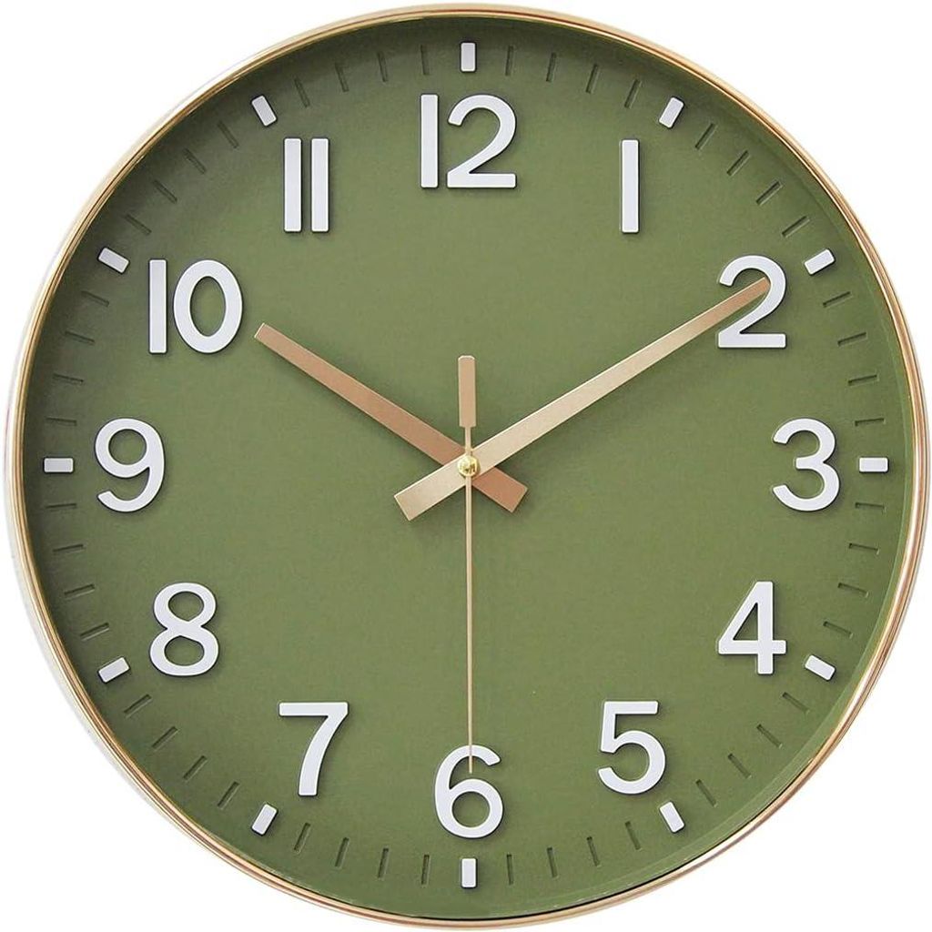 Wanduhr, 3D Ziffern Wanduhr, 30cm Modern Lautlos Wanduhr, Produktbild 