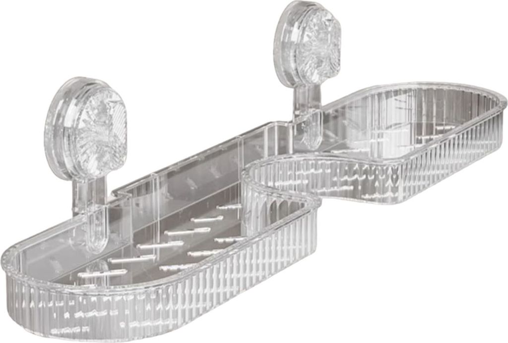 Wasserhahn-Organizer für Küchenspüle, Schwammhalter mit Saugnapf, große Kapazität, einfach zu installieren, Mehrzweck-Organizer, Abflussregal