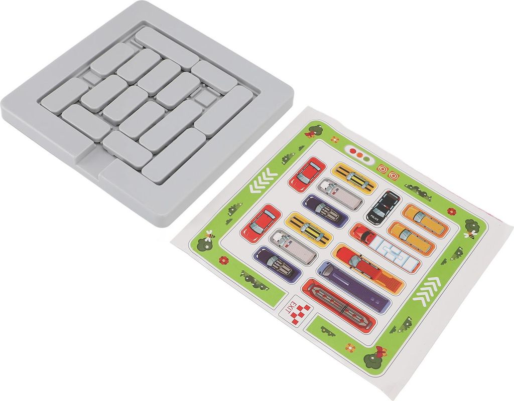 Puzzle Parkplatz Auto Labyrinth Spielzeug Denkbrettspiel für Kinder ab 3 Jahren