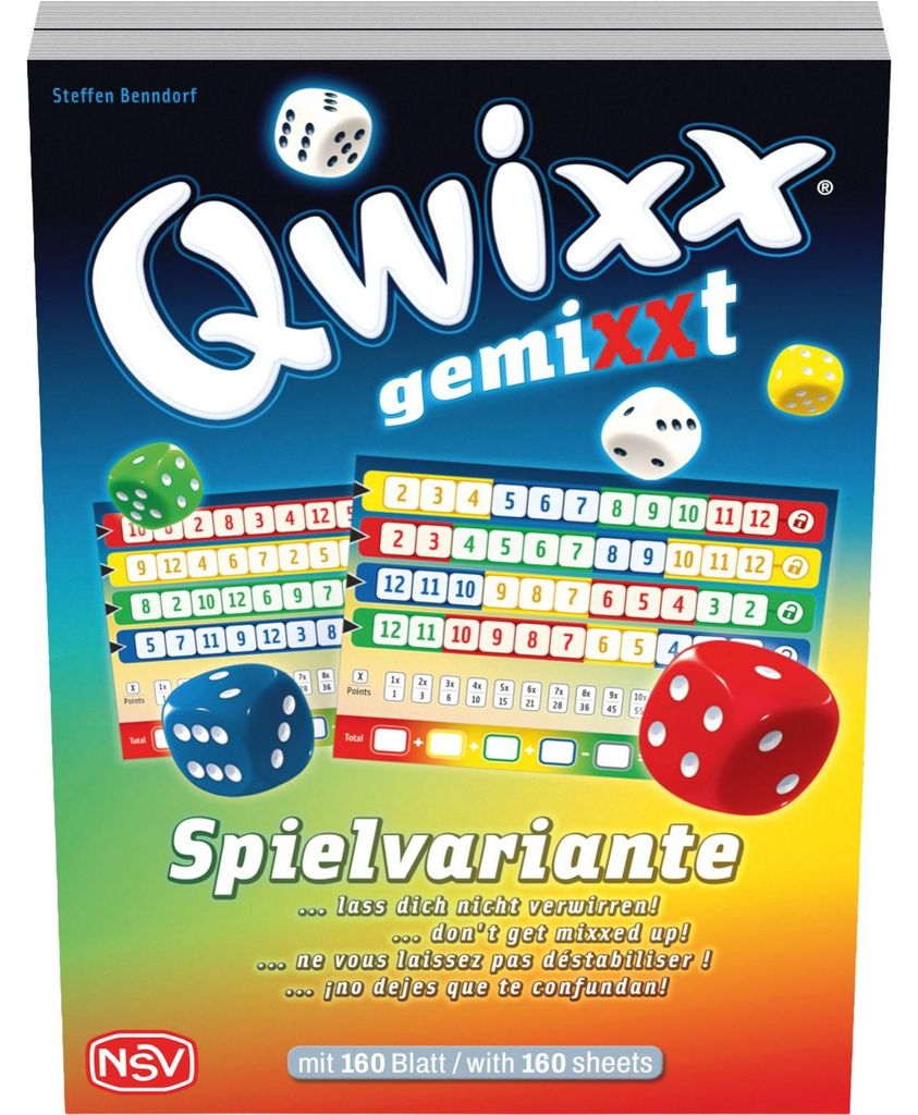 Cartamundi QWIXX GEMIXXT XL - ZUSATZBLÖCKE Image du produit 