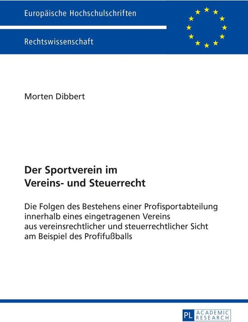 Der Sportverein im Vereins- und Steuerrecht