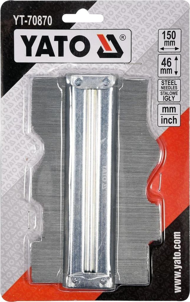 Yato YT-70870, Profile gauge, Stahl, 15 cm, Stahl Produktbild 