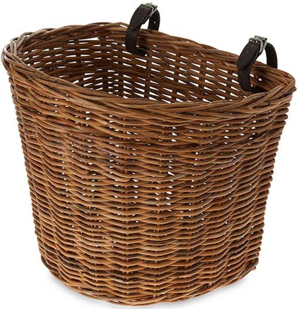 kosz rowerowy Darcy na 40 litrów rattan brązowy Zdjęcie produktu 1