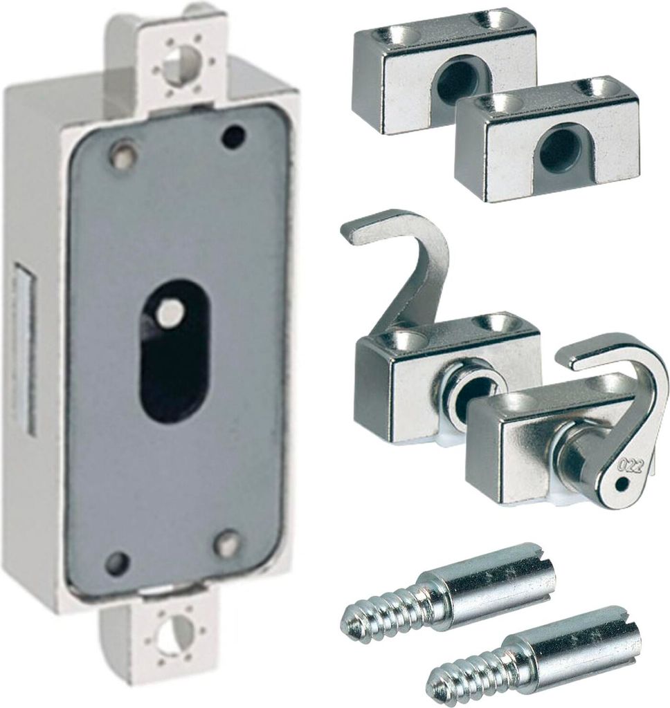 HETTICH Drehstangenschloss Set, einfache Sperre DM15 Produktbild 