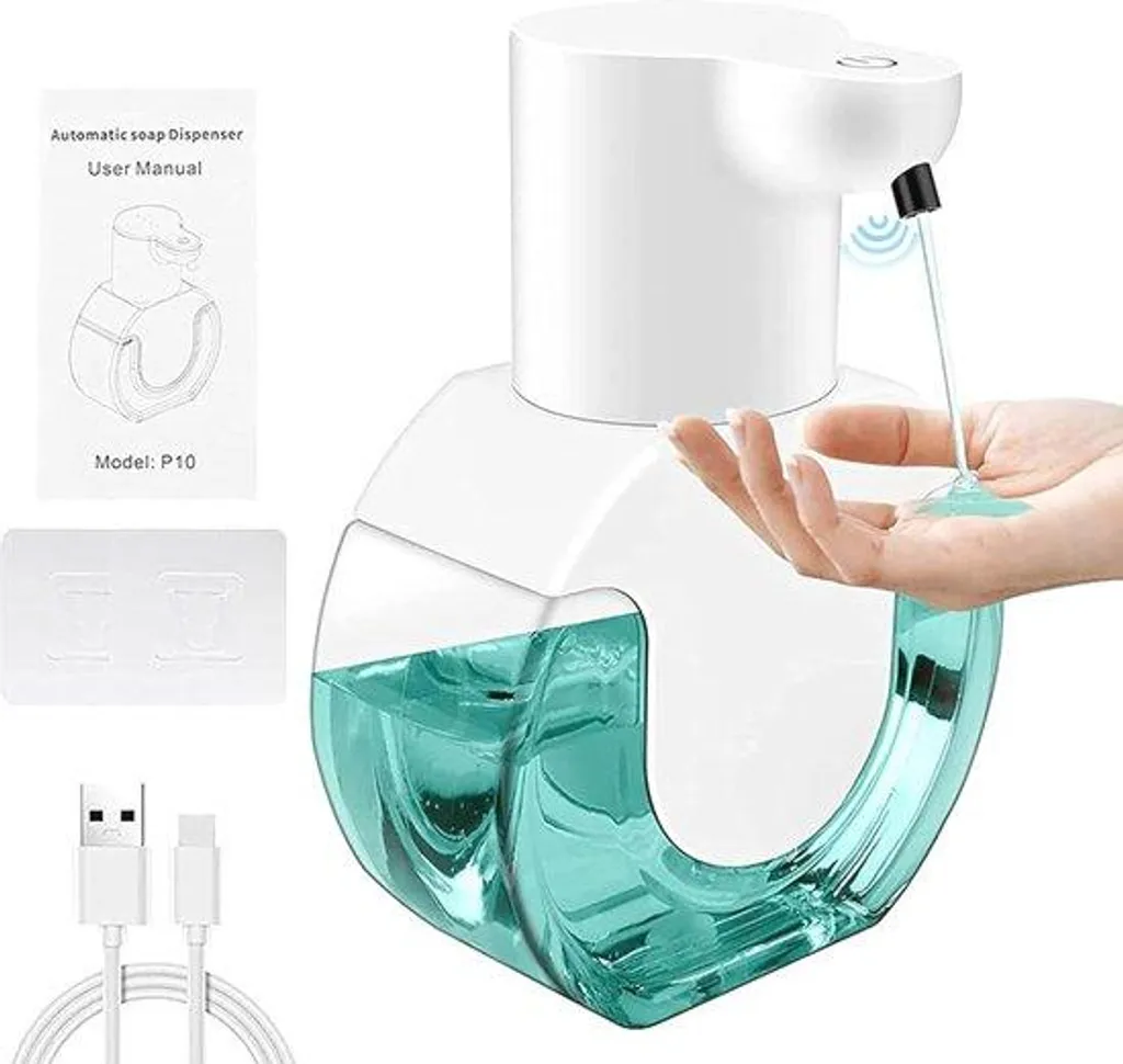 Distributeur automatique rechargeable 420ml : finies les traces de savon