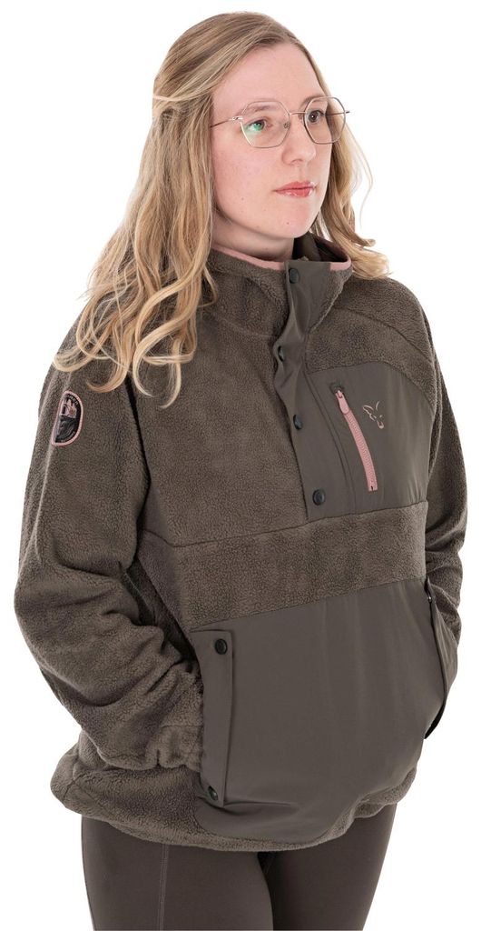 Fox Women's Explorer Fleece Hooded Jacket Damen (Olive) Produktbild 