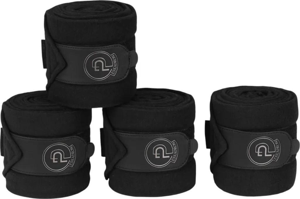 Fasce Eskadron Platinum 25 Nero - Protezione Cavallo Warmblood