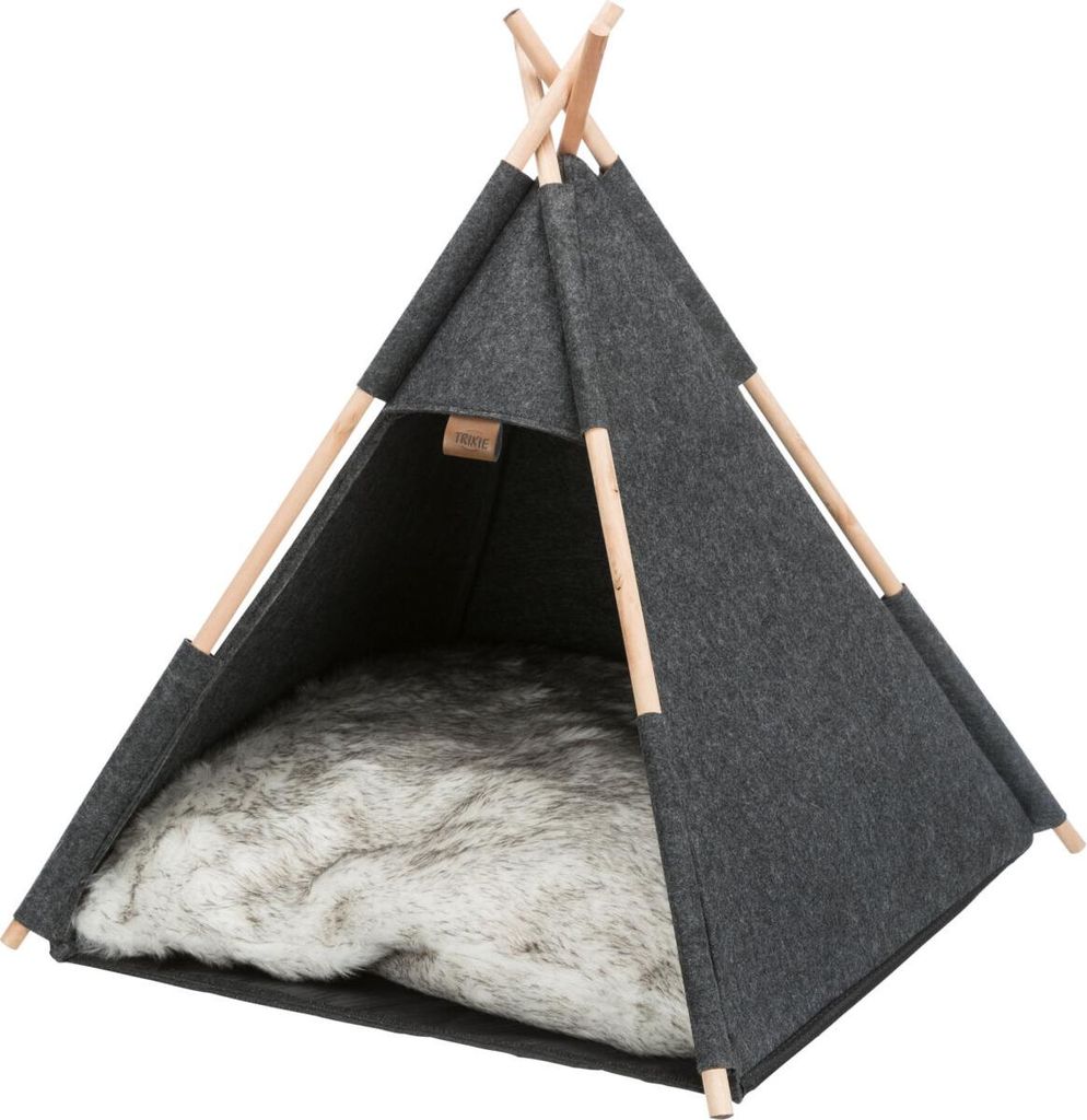 TRIXIE Höhle Tipi - anthrazit - 55 × 65 × 55 cm Produktbild 