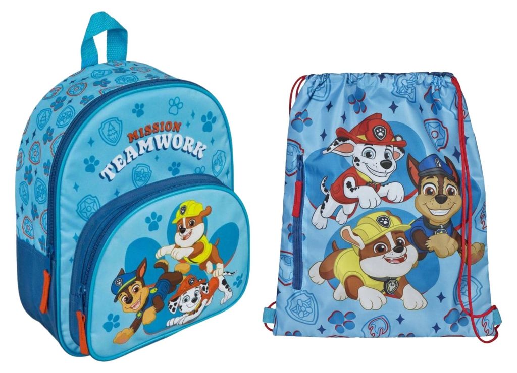 Paw Patrol Tassen-Set; Rucksack und Sportbeutel Produktbild 