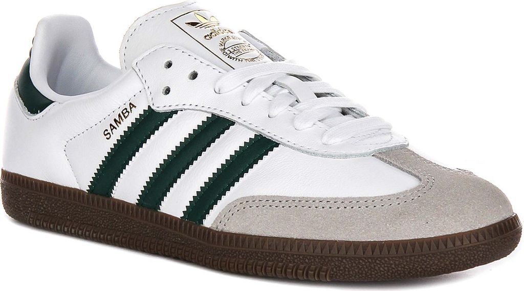 Adidas Samba OG In White Green – 9.5 UK - 44 EU - 10M/11F Produktbild 