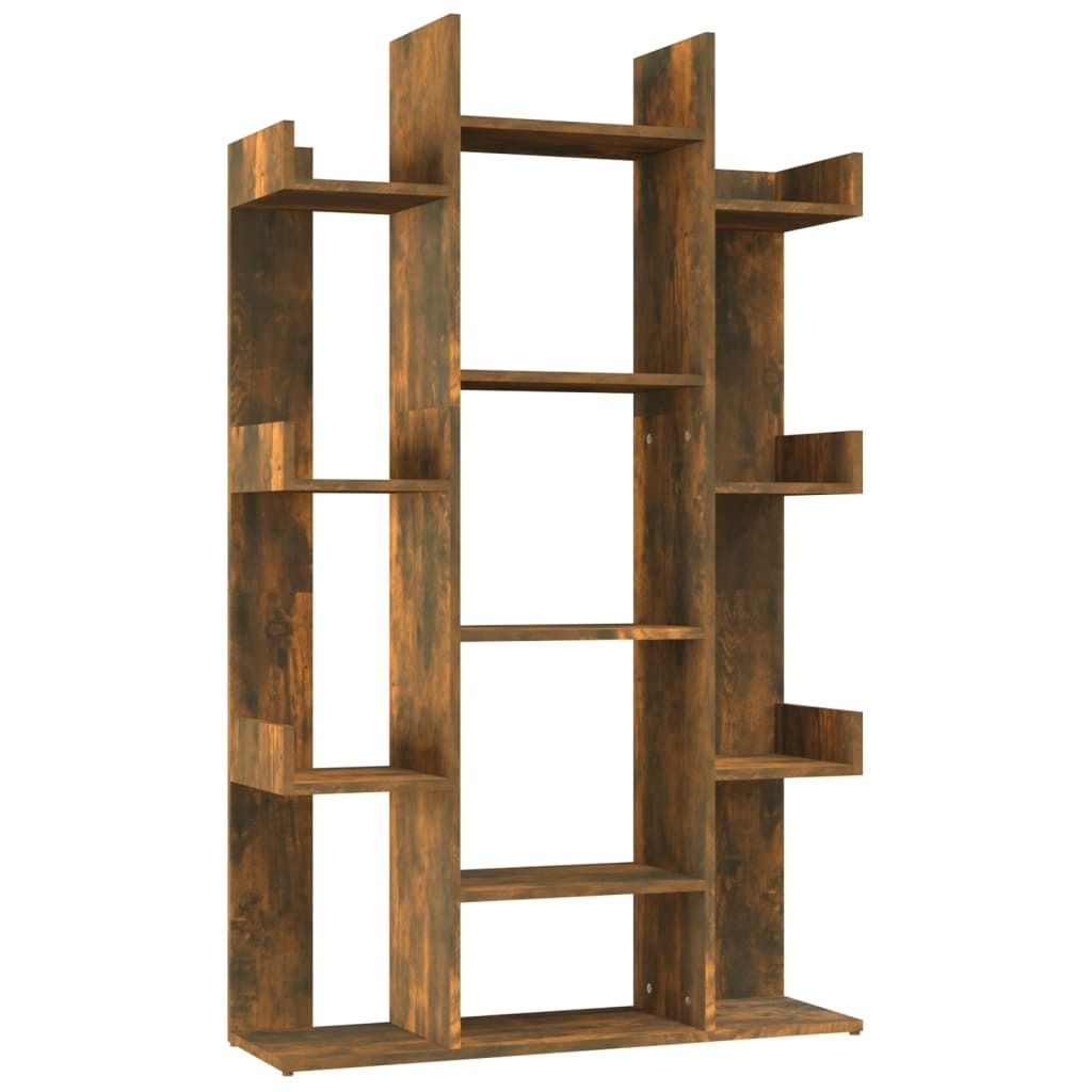 Libreria in rovere fumé 86x25,5x140 cm Materiale a base di Immagine del prodotto 